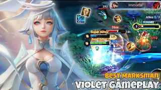 Violet Dragon Lane Pro Gameplay | Best Marksman | Arena of Valor Liên Quân mobile CoT