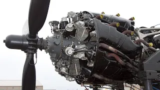 Big Old PRATT and WHITNEY ENGINES Cold Straing Up and Sound