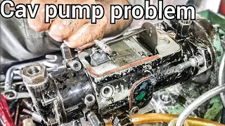 how to cav fuel pump problem | tractor diesel pump