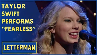 Taylor Swift Performs "Fearless" | Letterman