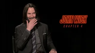 JOHN WICK 4 - Full Interviews with Keanu Reeves, Laurence Fishburne, Ian McShane and more