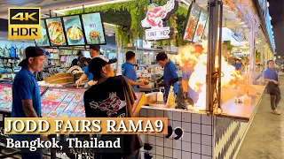 [BANGKOK] Jodd Fairs Rama 9 "Must Visit! Popular Night Market In Bangkok" | Thailand [4K HDR Walk]