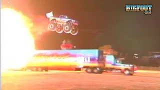 BIGFOOT® #14 and Dan Runte Jump Tractor Trailer in Las Vegas - BIGFOOT 4x4, Inc.