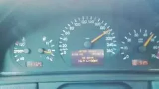 Mercedes E 430 W210 acceleration 0 200 km/h