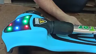 COMO ABRIR CORRETAMENTE Patinete Turbo Sai Fumaça Com Luz Led 3 Rodas Infantil