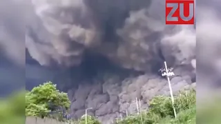 Извержения вулкана в Гватемале
