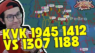 LIVE SORE WAR ZONE 5 KVK HELL 1945 1412 vs 1307 1188 | 1945 MENANG? Rise Of Kingdoms ROK Indonesia