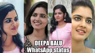 Deepa balu cute whatsapp status Saravana Sk/use headphones 🎧