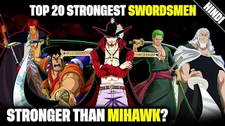 Top 20 Strongest Swordsmen in One Piece History | Anime hub #onepiece