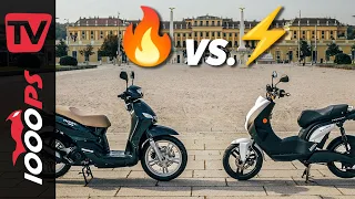 Das beste Fahrzeug für die Stadt? - Elektro vs. Verbrenner - Peugeot E-Ludix vs. Tweet 200 Vergleich