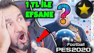 1 TL İLE EFSANE ÇIKARDIM 5X SİYAH TOP! 2 EFSANE VE ŞARKILAR | PES 2020 SİYAH TOP AÇILIMI