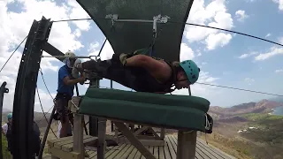 4/6/22 - Costa Rica - Superman zip line - Wendy