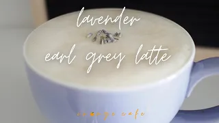 Lavender Earl Grey Latte (hot & iced)