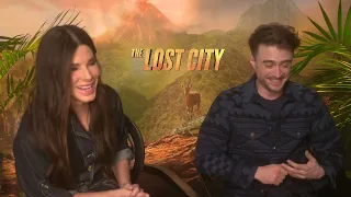 Sandra Bullock & Daniel Radcliffe Interview - The Lost City