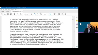 Dorset Council's Cabinet Meeting   5 October 2021