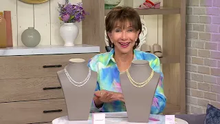 Diamonique x Kathy Levine Chain Gang Curb Link Necklace, SS on QVC