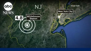 4.8 magnitude earthquake shakes New York City, New Jersey