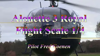 Alouette 3 Royal Flight By Fred Coenen