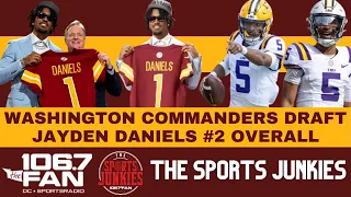 Commanders Draft Jayden Daniels | Sports Junkies