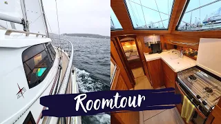 Roomtour on a SIRIUS 40 DS || Is this the perfect boat for sailing the world?