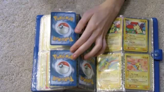 Pokémon Cards - reorganizing cards in binder pages ASMR