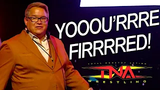 FANS IN OUTRAGE, TNA PRESIDENT D'AMORE FIRED!