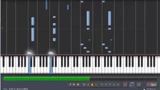 Wrecking Ball - Miley Cyrus - Piano Tutorial - Synthesia + MIDI