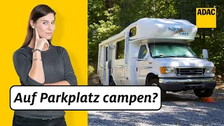 Frei stehen mit dem Wohnmobil in Deutschland? Wann schlafen auf einem normalen Parkplatz erlaubt ist