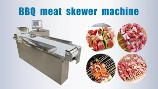 BBQ Meat Skewer Machine | Kebab Making Machine |Skewering machine | Souvlaki Maker