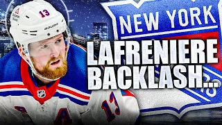 HUGE BACKLASH FOR ALEXIS LAFRENIERE? New York Rangers News & Trade Rumours Today NHL 2023 (Bust?)