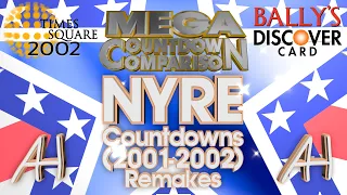 TSQ NYRE Countdowns (2001-2002) Remakes - Mega Comparison