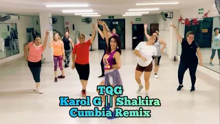 TQG|| Karol G || Shakira || Versión Cumbia Remix || coreografía zumba || Wendy Contreras Regia