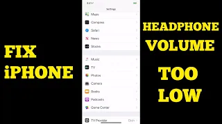 How to fix iPhone headphone volume too low