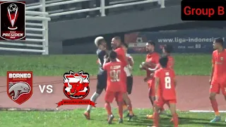 Awal Mula Terjadi Ketegangan Antara Pemain Borneo FC vs Madura United - Piala Presiden 2022