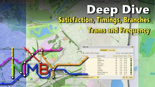 NIMBY Rails: Deep Dive | Satisfaction, Timings, Branches, Trams and Frequency