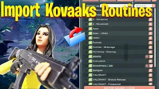 How To Import Routines/Playlists into Kovaak's FPS Aim Trainer