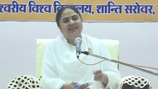 " निश्चय बुद्धि विजयन्ती " _ राजयोगिनी गीता दीदी _ व्यक्त से अव्यक्त योग भट्ठी _ रायपुर शान्ति सरोवर