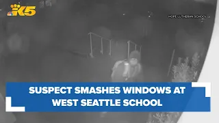 West Seattle school to pay thousands after windows smashed