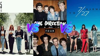 LM5 (Little Mix) vs FOUR (One Direction) vs 7/27 (Fifth Harmony) - Album Battle
