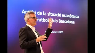 Víctor Font analitza la situació econòmica del Futbol Club Barcelona