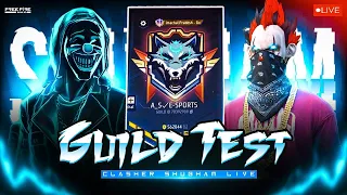 FREE FIRE LIVE😎 HARDEST GUILD TEST🔥 1v1 WITH SUBSCRIBERS #guildtest #tondegamer