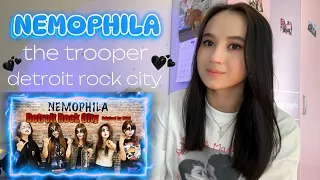 REACTION to NEMOPHILA KISS / Detroit Rock City + IRON MAIDEN /The Trooper [Cover]