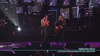Alejandro Sanz & Francisca Valenzuela - Corazón Partío ( 4K - Movistar Arena, Chile - 25.02.2020 )