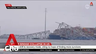 Baltimore bridge collapse: Hopes of finding any more survivors fade