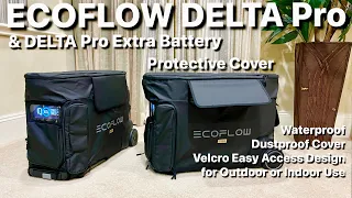 Protective Cover for ECOFLOW DELTA Pro & Extra Battery Waterproof Dust-proof Outdoor or Indoor