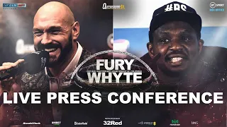 TYSON FURY V DILLIAN WHYTE | LIVE PRESS CONFERENCE AND HEAD TO HEAD