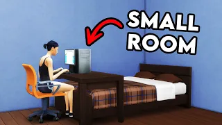 How To Save Space In A Small House | The Sims 4