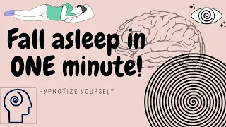 hypnotize yourself in 1 minute to fall asleep
