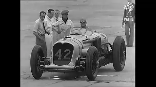 Upscaled to HD - 1935/09/21 BDRC 500 Miles Brooklands won by John Cobb & Tim Rose-Richards.