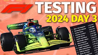 F1 Pre-Season Testing 2024 - Day 3 - Live Reaction & Commentary
